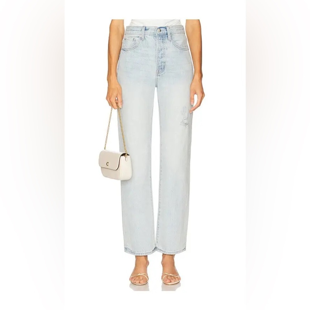 New Pistola Cassie Super High Rise Straight Jeans 28 MSRP $188 Sunrise Vintage